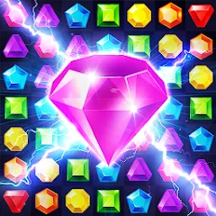 Взлом Jewels Planet - Match 3 Puzzle  [МОД Mega Pack] - стабильная версия apk на Андроид