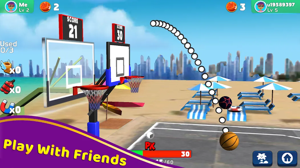 Shoot Challenge Basketball (Шут Челлендж Баскетбол)  [МОД Много денег] Screenshot 5