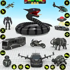 Взлом Snake Car Robot Transformation (Снейк Кар Робот Трансформейшн)  [МОД Menu] - стабильная версия apk на Андроид