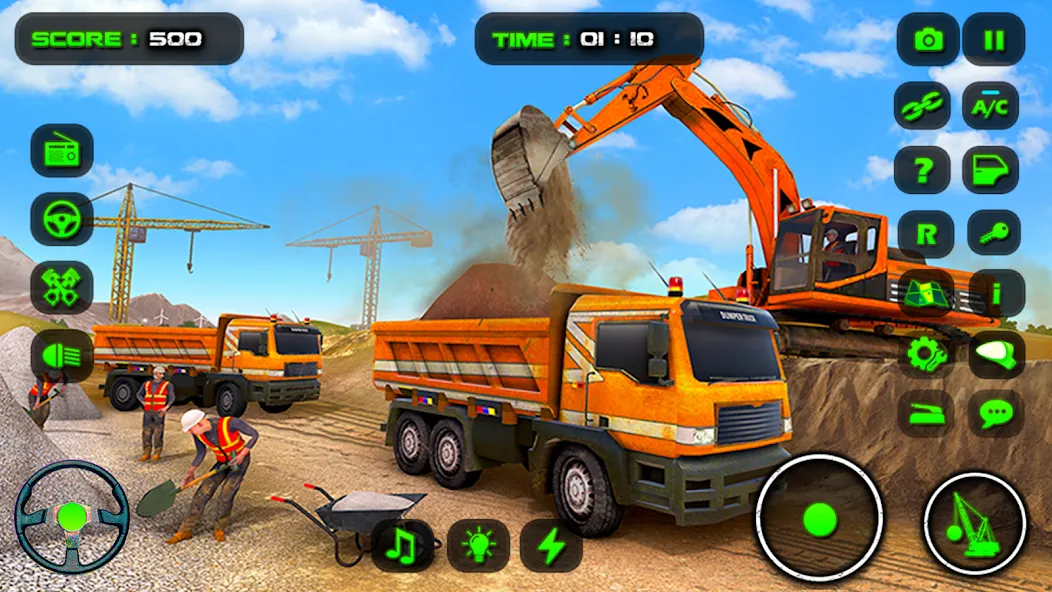 City Construction: Sand Games  [МОД Много денег] Screenshot 1