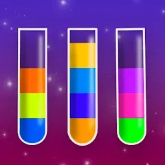 Скачать взломанную Water Sort Puzzle Color Game  [МОД Много денег] - последняя версия apk на Андроид