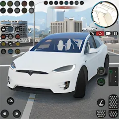 Скачать взлом Electric Tesla Model X Driver (Электрический водитель   )  [МОД Menu] - последняя версия apk на Андроид